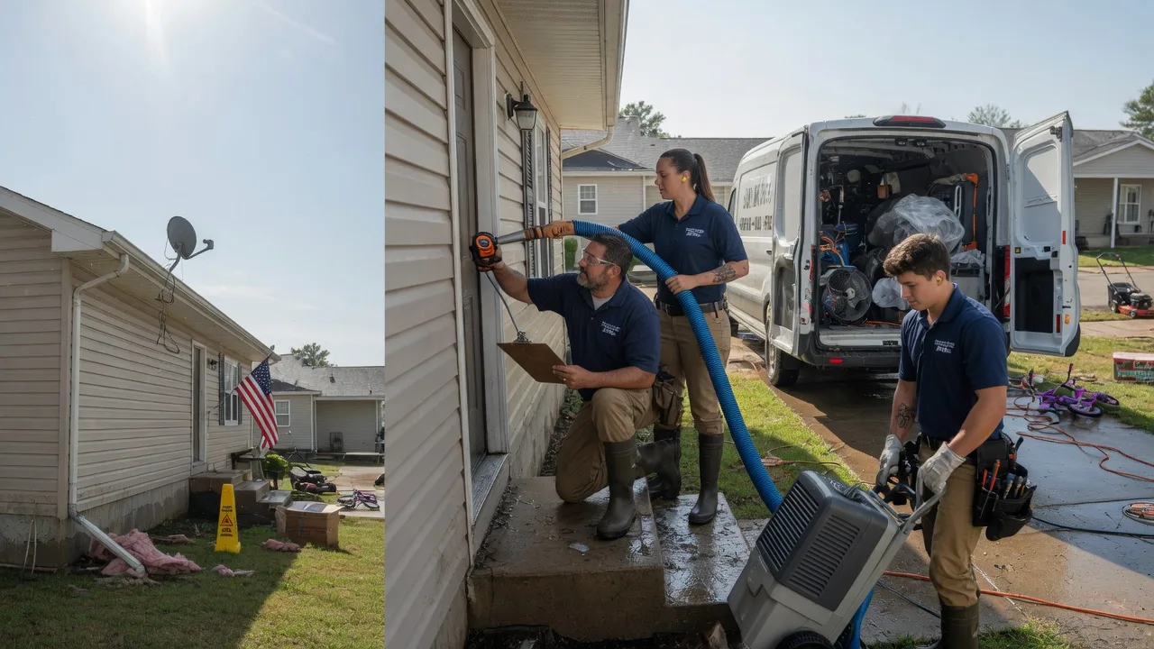 Ceiling Water Damage Restoration in Meadowview, VA near me